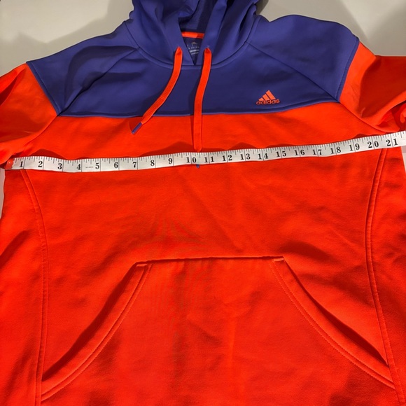 Adidas Bold orange and purple Pullover hoodie, great condition, size L - Picture 4 of 9